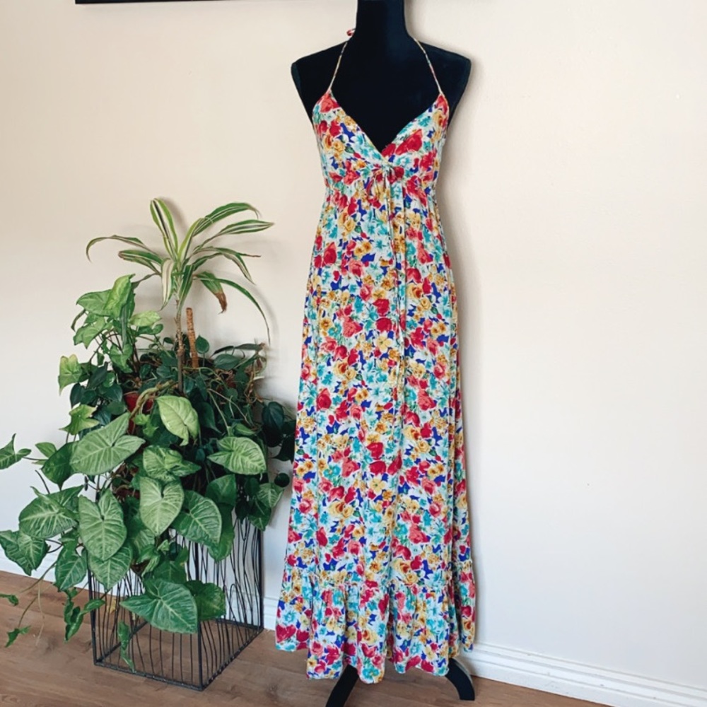 Zinga spaghetti strap maxi dress